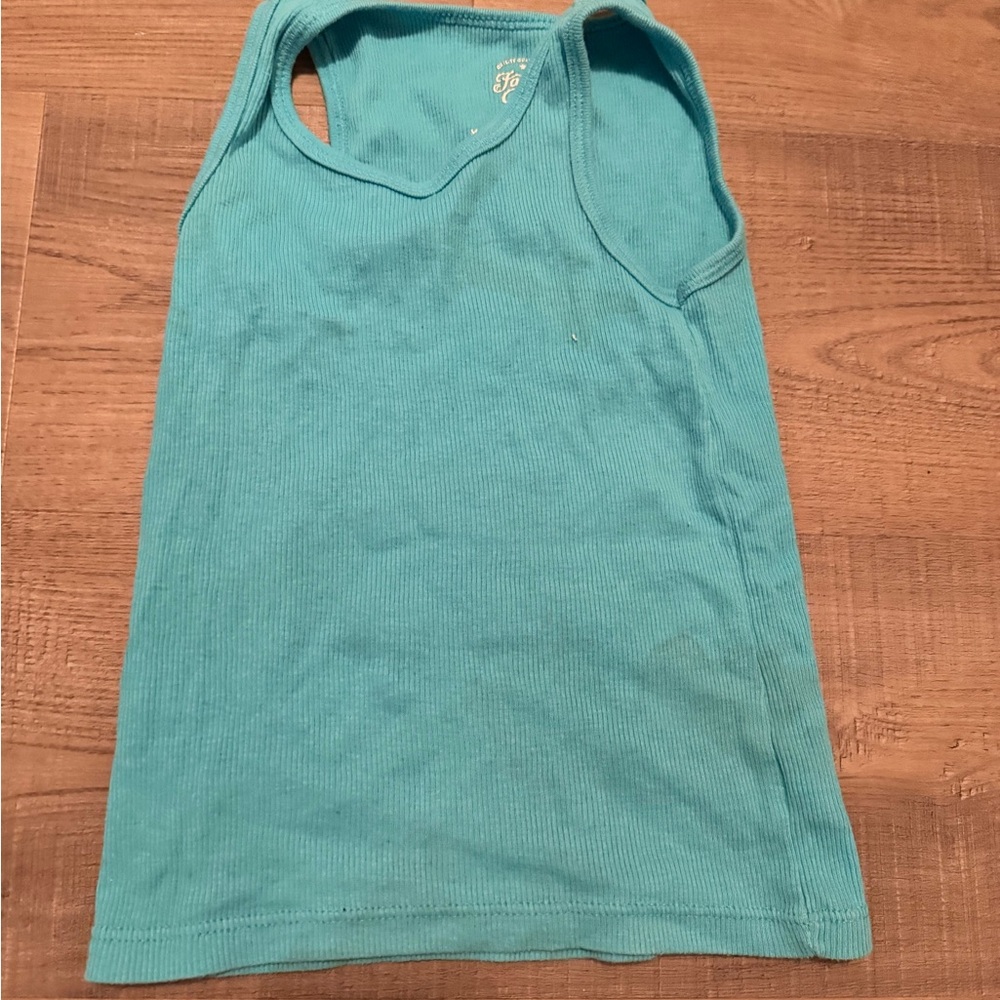 Faded Glory Aqua Sleeveless Top
